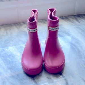 Pink Hunter Boots. Toddler size 4